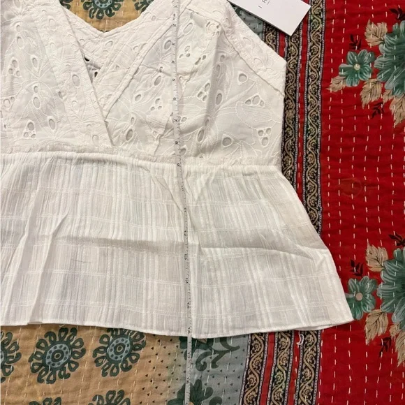 IRO White Eyelet Camisole Top - Picture 8 of 9